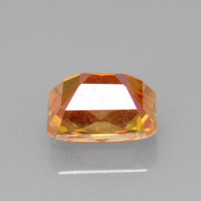 Topacio azotic multicolor natural de 2,17 ct, corte esmeralda, VVS