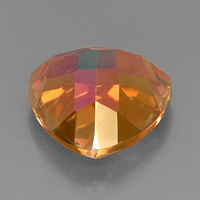 Topacio azotic multicolor natural de 11,44 ct, trillón, VVS-VS