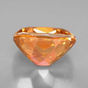 Topacio azotic multicolor natural de 5,36 ct, corte óvalo, VVS-VS