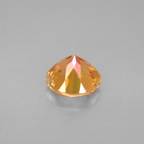 Topacio azotic multicolor natural de 2,20 ct, corte redondo, VS