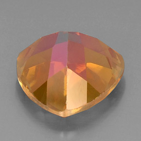 Topacio azotic multicolor natural de 11,79 ct, trillón, VVS-VS