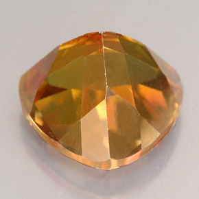 Topacio azotic multicolor natural de 11,98 ct, trillón, VVS