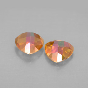 Gemas de topacio azotic multicolor natural de  ct, trillón, VVS-VS