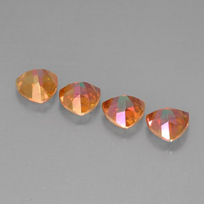 Gemas de topacio azotic multicolor natural de  ct, trillón, VVS-VS