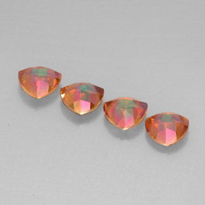 Gemas de topacio azotic multicolor natural de  ct, trillón, VVS-VS