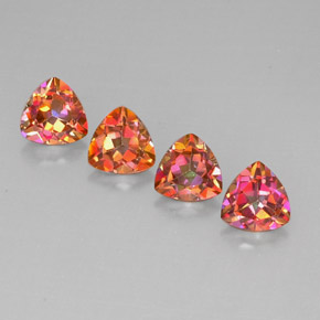Gemas de topacio azotic multicolor natural de  ct, trillón, VVS-VS