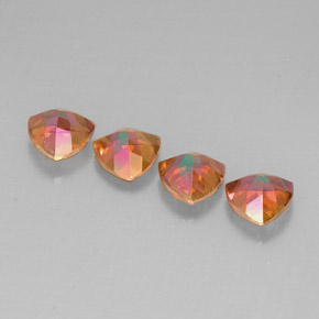 Gemas de topacio azotic multicolor natural de  ct, trillón, VVS-VS