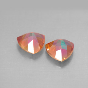 Gemas de topacio azotic multicolor natural de  ct, trillón, VVS-VS