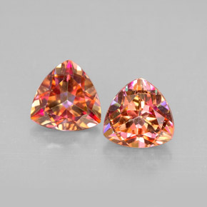 Gemas de topacio azotic multicolor natural de  ct, trillón, VVS-VS