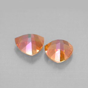 Gemas de topacio azotic multicolor natural de  ct, trillón, VVS-VS
