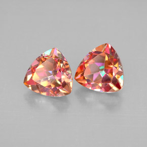 Gemas de topacio azotic multicolor natural de  ct, trillón, VVS-VS