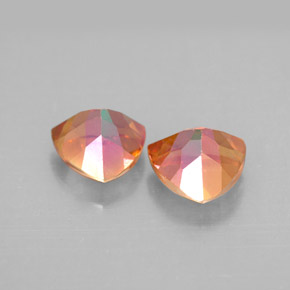 Gemas de topacio azotic multicolor natural de  ct, trillón, VVS-VS