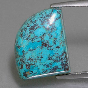 azurita Azul multicolor natural de 9.02 ct, Forma elegante, Opaco