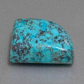 azurita Azul multicolor natural de 9.02 ct, Forma elegante, Opaco