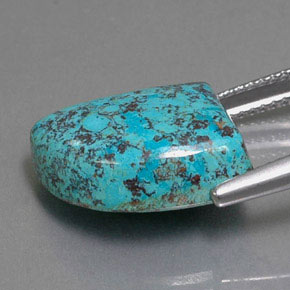 azurita Azul multicolor natural de 9.02 ct, Forma elegante, Opaco