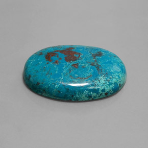 azurita Azul multicolor natural de 43.19 ct, Corte Óvalo, Opaco