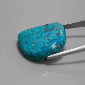 azurita Azul multicolor natural de 29.51 ct, Forma elegante, Opaco