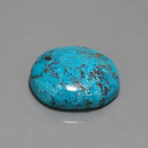 azurita Azul multicolor natural de 19.59 ct, Corte Óvalo, Opaco