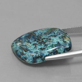 azurita Azul multicolor natural de 33.56 ct, Forma elegante, Opaco