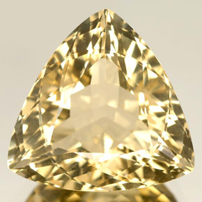 Berilo amarillo natural de 5,34 ct, trillón, VVS