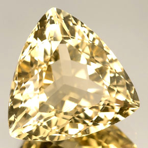 Berilo amarillo natural de 5,34 ct, trillón, VVS