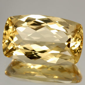 Berilo amarillo natural de 4,83 ct, forma elegante, VVS