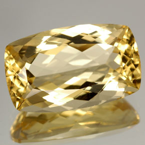 Berilo amarillo natural de 4,83 ct, forma elegante, VVS
