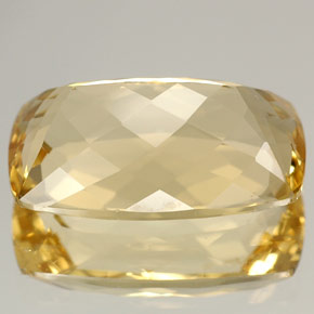 Berilo amarillo natural de 4,83 ct, forma elegante, VVS