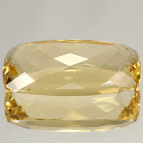 Berilo amarillo natural de 4,87 ct, corte cojín, IF
