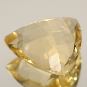 Berilo amarillo natural de 2,71 ct, trillón, VVS