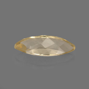 Berilo amarillo natural de 2,09 ct, marquesa, VVS