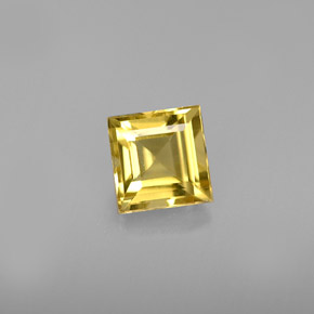 Berilo Dorado amarillo natural de 0.65 ct, Cuadrado, VVS