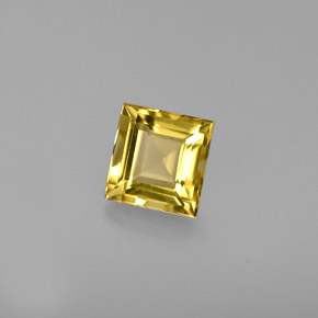 Berilo Dorado amarillo natural de 0.65 ct, Cuadrado, VVS