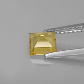 Berilo Dorado amarillo natural de 0.65 ct, Cuadrado, VVS