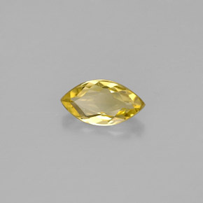 Berilo amarillo natural de 0,51 ct, marquesa, VVS