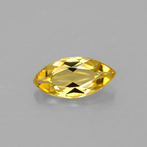 Berilo amarillo natural de 0,47 ct, marquesa, VVS