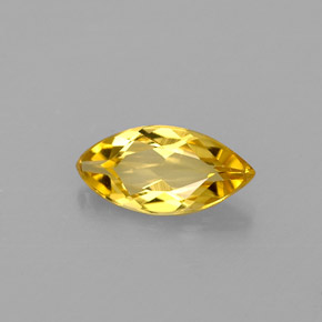 Berilo amarillo natural de 0,47 ct, marquesa, VVS