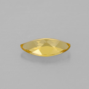 Berilo amarillo natural de 0,47 ct, marquesa, VVS