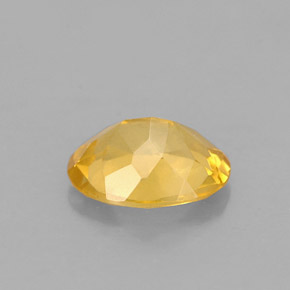 Berilo Dorado amarillo natural de 0.98 ct, Corte Óvalo, VVS