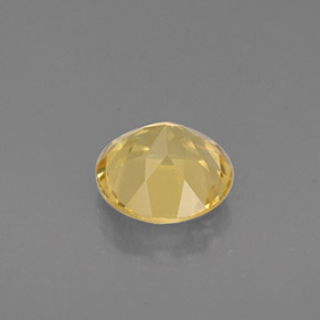 Berilo Dorado amarillo natural de 0.75 ct, Corte Redondo, VVS