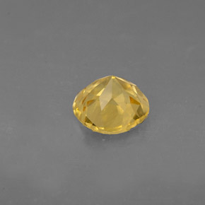 Berilo amarillo natural de 0,67 ct, corte redondo, VVS-VS