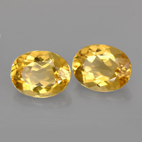 Gemas de Berilo Dorado amarillo natural de  ct, Corte Óvalo, VVS-VS