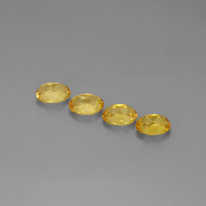 Gemas de berilo amarillo natural de  ct, corte óvalo, VVS-VS