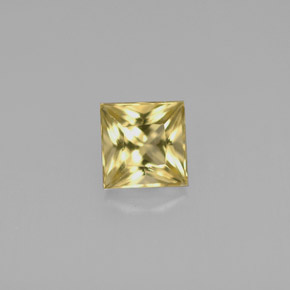 Berilo Dorado amarillo natural de 0.64 ct, Cuadrado, VVS