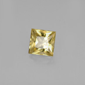 Berilo Dorado amarillo natural de 0.64 ct, Cuadrado, VVS