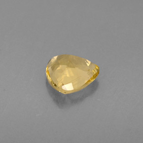 Berilo Dorado amarillo natural de 0.44 ct, Trillón, VVS