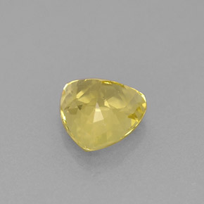 Berilo Dorado amarillo natural de 0.76 ct, Trillón, VVS-VS