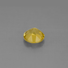Berilo amarillo natural de 0,79 ct, corte redondo, VS