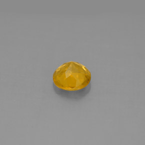 Berilo amarillo natural de 0,58 ct, corte redondo, VS