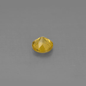 Berilo amarillo natural de 0,45 ct, corte redondo, VS
